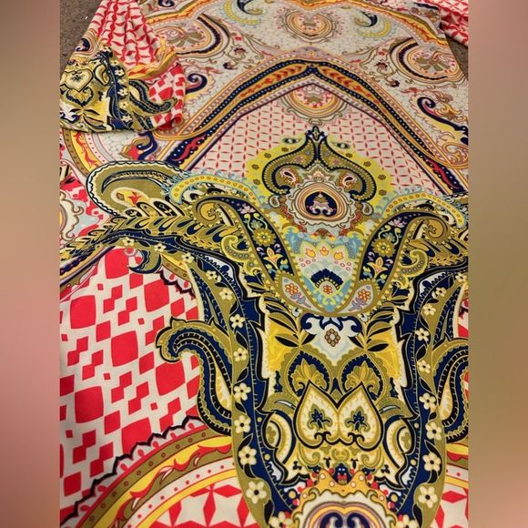 Isle By Melis Kazan Baroque Geometric Dress - Picture 7 of 8